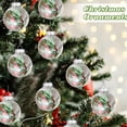 thumbnail image 5 of Bolas navideñas de 6 cm/2,36 pulgadas, 30 piezas de adornos navideños de plástico irrompibles para árbol de Navidad, adornos colgantes para fiestas, festivales, 5 of 5