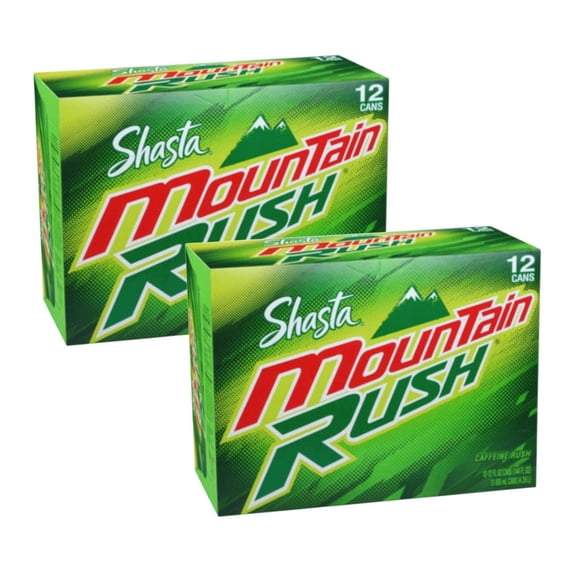 Shasta Mountain Rush Soda - 24 Cans