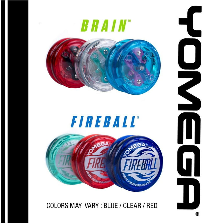 Yomega Professional Yo-Yo Toy Set for Kids, Fireball & Brain