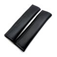 thumbnail image 2 of Par de fundas para cinturón de seguridad de fibra de carbono Peugeot Firefighter, almohadillas para hombros para logotipo de Peugeot, color negro, funda para cinturón de seguridad de fibra de carbono, 2 of 4