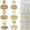 gold, variant on 1200Pcs 6Styles Gold Spacer Beads Assorted Jewelry Making Loose Beads for DIY Bracelet Necklace Earring Craft Making(gold)