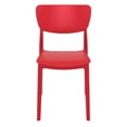 thumbnail image 4 of Compamia Monna Chaise de Salle à Manger d'Extérieur Rouge, 4 of 8