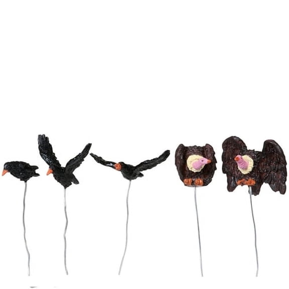 Halloween Village Birds Set