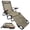Tan, variant on FLIP Face Down Tanning Chaise Lounge Chair with Face & Arm Holes - 4 Legs Support - Textilene Material - 6 Position - Arm Head Rest Pillow - Beach or Home Use - PATENTS Pending, Tan