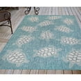 thumbnail image 4 of Liora Manne Carmel Indoor Outdoor Area Rug, Sea Turtles, 7' 10" x 9' 10", 4 of 6