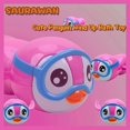thumbnail image 4 of Baby bath water toy - Monkey Bath Toys for Toddlers and Kids 1-3 2-4 3-5, red Backstroke Monkey Wind Up, Novelty Wind Up Bath and Floating Pool Toys for Babies 0-6 6-12 Months, 4 of 5