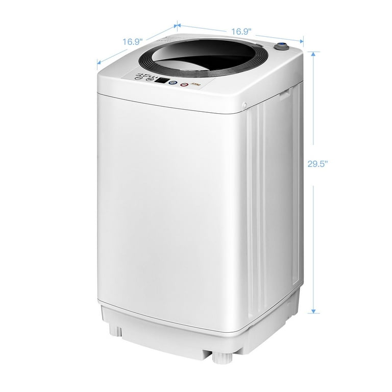 how to use giantex portable washing machine & dryer