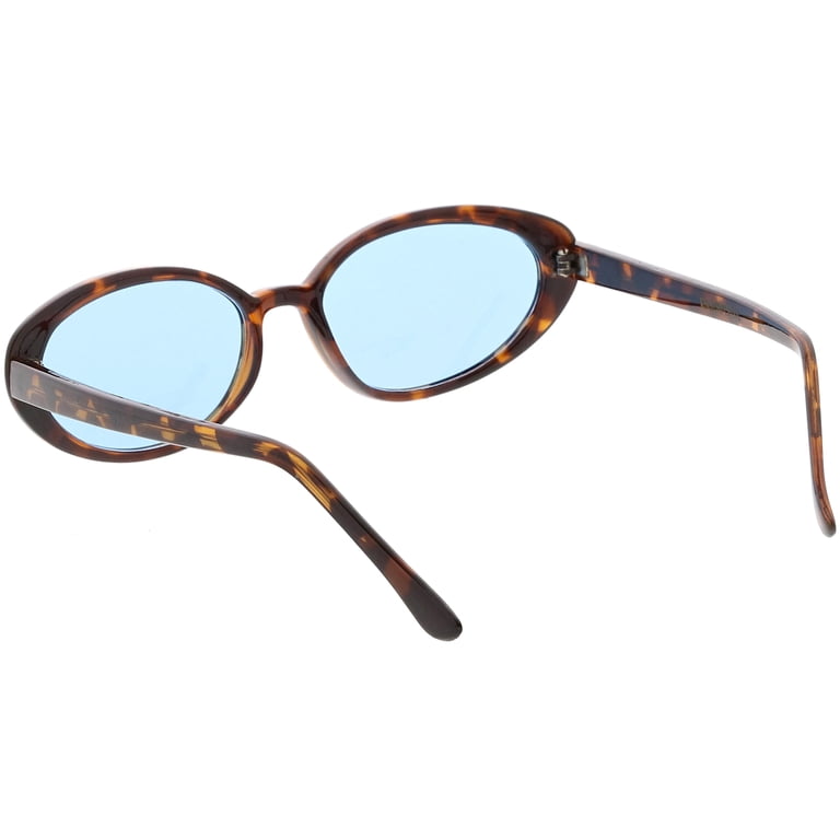 True Vintage Cat Eye Color Tinted Lens Oval Sunglasses 51mm  display picture 1