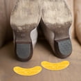 thumbnail image 4 of OUNONA 80Pcs Yellow Rubber Shoe Sole Protectors with Anti Slip Heel Pads for Shoe Stability, 4 of 8