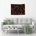 thumbnail image 5 of Kdxio Hot Chili Wall Hanging Tapestries Banner For Bedroom College Dorm Home Living Room Party Decor 29X37 In, 5 of 8