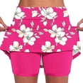 thumbnail image 3 of BVOFAR Golf Skorts for Women Summer Athletic Skirt with Inner Shorts High Waisted Tummy Control Yoga Skort Soft Tennis Skirt Black L, 3 of 7