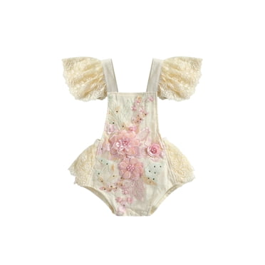 Baby Girl Romper First Birthday At Roger Monday Blog