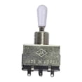 thumbnail image 2 of Milaget Electric Guitar 3 Way Toggle Switch Beginners Enclosed 3 Way Selector Switch White Cap, 2 of 9