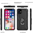 thumbnail image 6 of For Samsung Galaxy S25 EDGE Shockproof Hybrid Dual Layer PC + TPU with Metal Ring Kickstand Heavy Duty Armor Shell Cover, XPM Phone Case [Black], 6 of 9