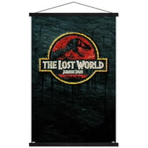 Jurassic Park: The Lost World - Logo Wall Poster with Wooden Magnetic Frame, 22.375" x 34"