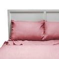 thumbnail image 2 of Chambray 6-Piece Red Full Sheet Set, 2 of 3