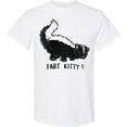 thumbnail image 3 of Inktastic Animals Cute Skunk Fart Kitty T-Shirt, 3 of 5