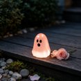 thumbnail image 4 of 50pcs Lighted Mini Ghost Halloween Figurine, Glowing Little Ghost Trinket for Tabletop, Mantel, Shelf, Entryway and Party Display, Cute Seasonal Accent for Spooky Home Decoration, D, 4 of 6