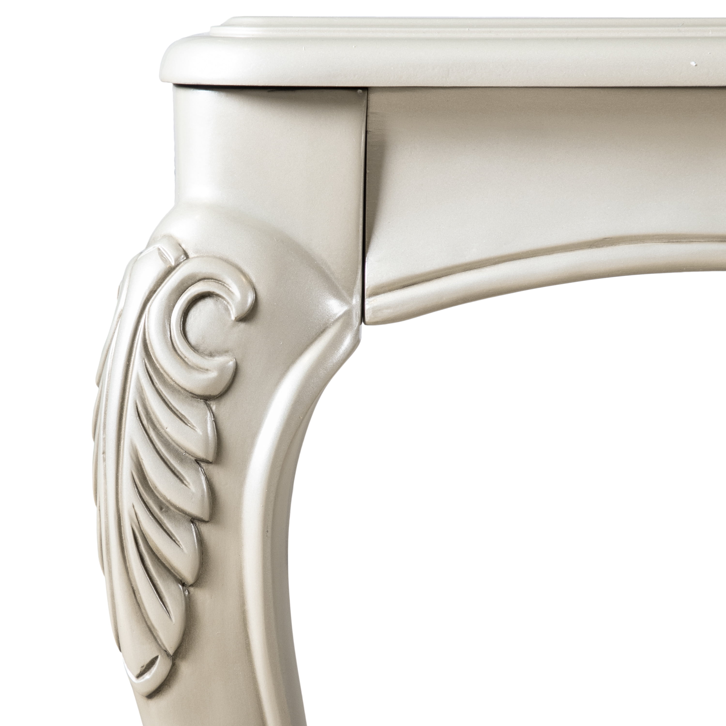 Furniture of America Armena Traditional Solid Wood Coffee Table, Champagne
