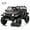 Black, variant on Ride on Car, 12V Battery Powered Vehicle Toy, Remote Control, 3 Speeds, 5MPH Max Speed, Lights, Horn, Music, Truck, Best Gift for Kids
