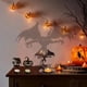 thumbnail image 2 of Decoración de mesa para Festival de Halloween, decoración creativa de esqueleto de demonio, luz y sombra, utilería de atmósfera de Halloween, 2 of 4
