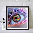 thumbnail image 2 of Rongfmy DIY 5D Diamond drawing, Full Drill 5D Painting Diamond Picture - Eye Rhinestone D, 2 of 4