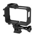 thumbnail image 2 of Cadre de Protection d'Extension de Port de Chaussure Froide Multifonction en Plastique Noir Anti Vibration pour Insta360 ONE R, 2 of 6