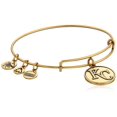 thumbnail image 1 of Alex and Ani Kansas City Royals Cap Logo Expandable Rafaelian Gold Bangle Bracelet, 1 of 4