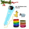 thumbnail image 1 of Stylo d'Impression 3D avec Recharge, Stylo 3D Voix Intelligente, Modélisation de Modèles de Gribouillage et Modélisation 3D, avec 5 Recharges de Filament Sans PCL, pour Enfants et Adultes Cadeau de Noël (Bleu), 1 of 11