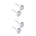 thumbnail image 3 of ziyahi 2 Pieces Cake Decorating Nail Washable Replacement Household Flower Stand Silver 2Set, 3 of 6