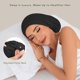 thumbnail image 2 of Gorro de Seda NatureKess Bonnet 22 Momme Ajustable Negro, 2 of 8