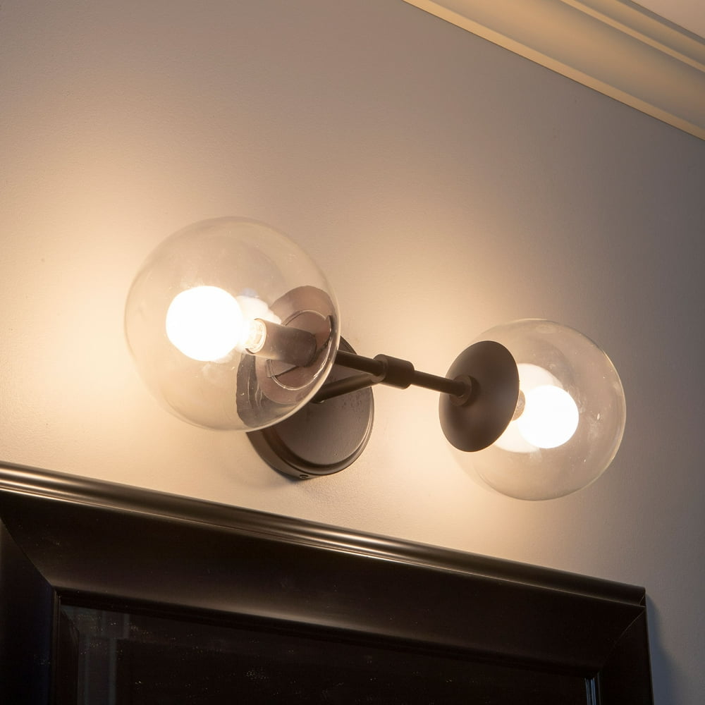 Gideon Two Light Globe Wall Sconce - Walmart.com - Walmart.com