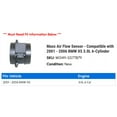 thumbnail image 2 of Mass Air Flow Sensor - Compatible with 2001 - 2006 BMW X5 3.0L 6-Cylinder 2002 2003 2004 2005, 2 of 2