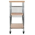 thumbnail image 4 of Winsome Wood Madera Kitchen Utility Cart, Bamboo Finish, 4 of 9