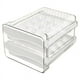 thumbnail image 2 of Caja de huevos transparente de doble capa con 40 rejillas, tipo cajón de cocina, para guardar huevos de picnic, portátil, 2 of 4