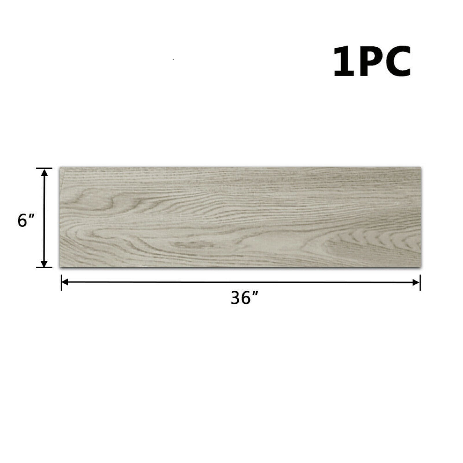 WOOW DEPOT 2MM Thick Peel and Stick Vinyl Floor Planks 36-Pack 54 Sq.Ft, Heavy Duty Self-Adhesive Natural Wood Grain Vinyl Flooring