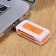 thumbnail image 3 of Adaptador USB Lector Tarjetas Memoria Portátiles TF REDER 4 en 1 Mini 2.0 Ranuras para MS M2 PC Accesorios Computadora Portátil, 3 of 9