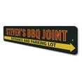 thumbnail image 4 of BBQ Joint Directional Novelty Sign, Metal Wall Decor - 4x18 inches, 4 of 4
