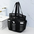 thumbnail image 2 of Home Textile Storage Mesh Shower Caddy for College Dorm Spacious Tote with Multiple Upgraded Pockets Handles for Bath and Travel, 2 of 4