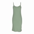 thumbnail image 4 of Sakmal Square Neck Nightgowns Women Moo Moo Chemises Sleeveless Blue Womens Nightgowns L, 4 of 4