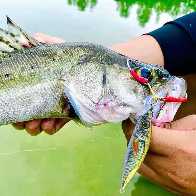 Señuelos de pesca de simulación de metal de 51 mm 21 g Anzuelos anzuelos Cebo duro artificial A Sywqhk Para Estrenar