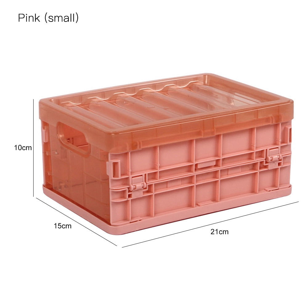 DeeCozy Durable Plastic Collapsible Storage Box stackable boxes for
