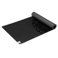 thumbnail image 2 of Gaiam Sol Dry-Grip Yoga Mat, Black, 5mm (Longer/Wider), 2 of 5