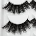 thumbnail image 4 of Fiudx Pestañas Postizas Naturales, Paquete de 5 Pares, Diseño Invisible con Nudo Cómodo, Estilo Acampanado Entrecruzado, Accesorio de Belleza Reutilizable, Look Glamuroso para El Día a Día, Guía de A, 4 of 4