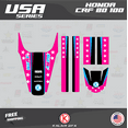 thumbnail image 4 of Kalair GFX Graphics Kit for Honda CRF100 (2011-2016) Usa Series, 4 of 5