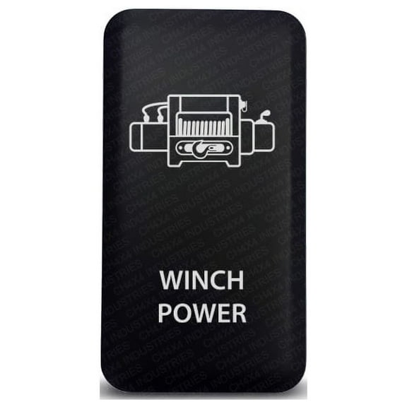 CH4x4 Toyota Push Switch Winch Power Symbol - White LED