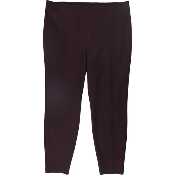 MAISON JULES $49 Womens New 1276 Maroon Skinny Cropped Leggings XXL B B