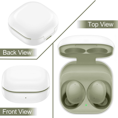 UrbanX Street Buds 2 for OnePlus 9RT 5G - Truly Wireless Bluetooth Headphones with Noise Isolation, Amplified Bass and Dual Dynamic Microphone - Green