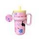 thumbnail image 1 of Vaso térmico de acero inoxidable, taza térmica, taza de viaje, botella de agua portátil Rosa, 1 of 9