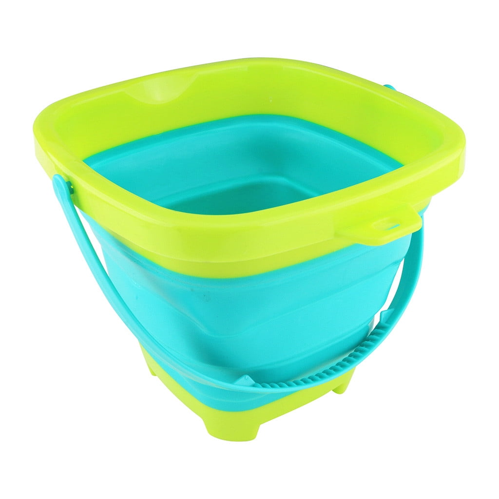 Foldable Pail Bucket Collapsible Buckets Multi Purpose for Beach